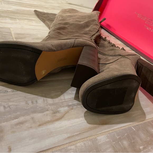 Over the knee high boots , genuine velvet, size 40 - Picture 4 of 5